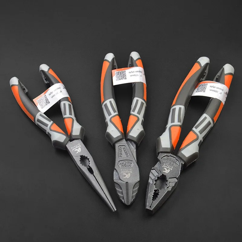 

Industrial-grade Multifunctional Power-saving Wire Pliers Sharp-nosed Diagonal Pliers Wire Cutters Electrician Wire Strippers