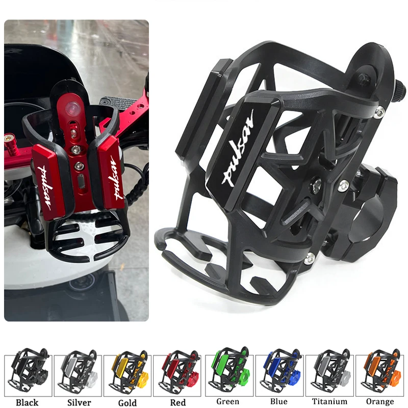 

For Bajaj Pulsar 200 NS/200 RS/200 AS quality Motorcycle CNC Beverage Water Bottle Drink Cup Holder Mount