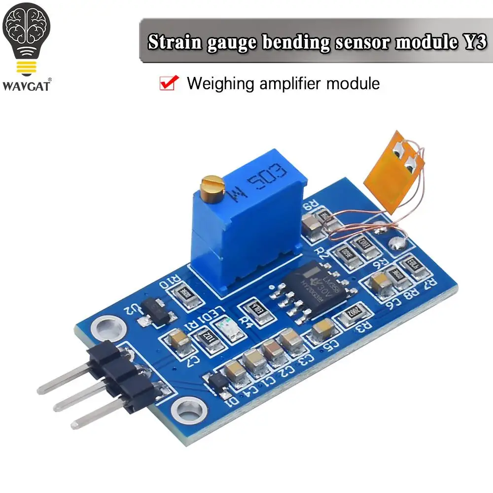 WAVGAT BF350-3AA Strain Gauge Bend Sensor Module Y3 Weighing ...