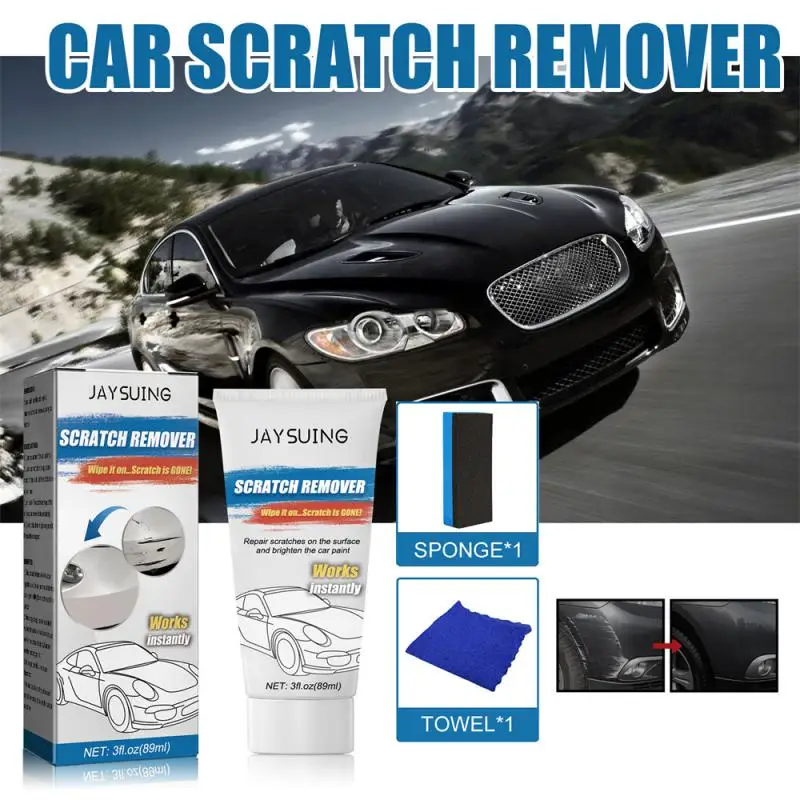 

89ml Car Scratch Remover Car Body Paint Scratch Care Repair Agent Universal Car Polishing Paint Repair Removers With Sponge