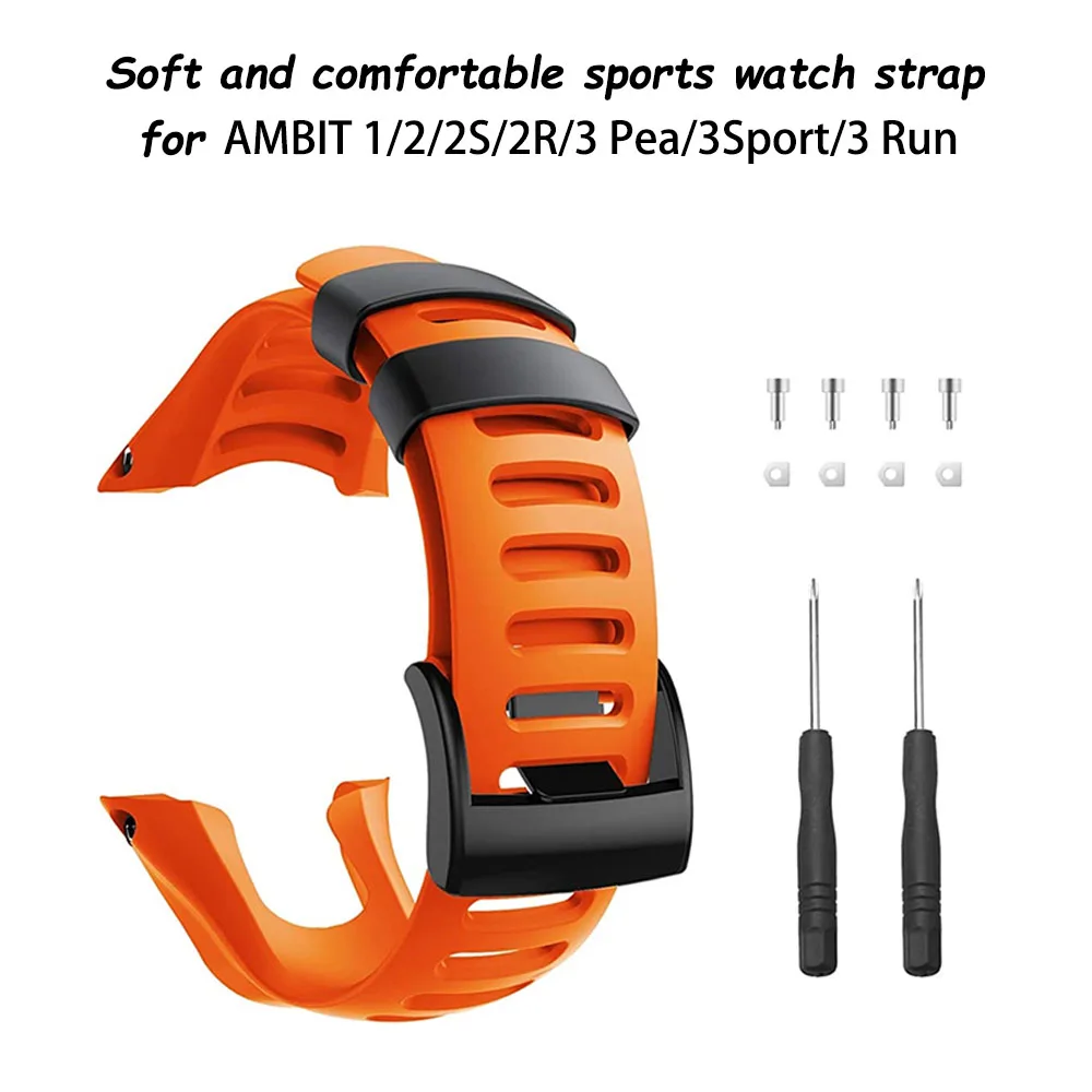 Suunto AMBIT 3 시계 스트랩, AMBIT 1 2s 스마트 워치 팔찌, AMBIT3Pea 3 스포츠 3Run 교체 손목 스트랩