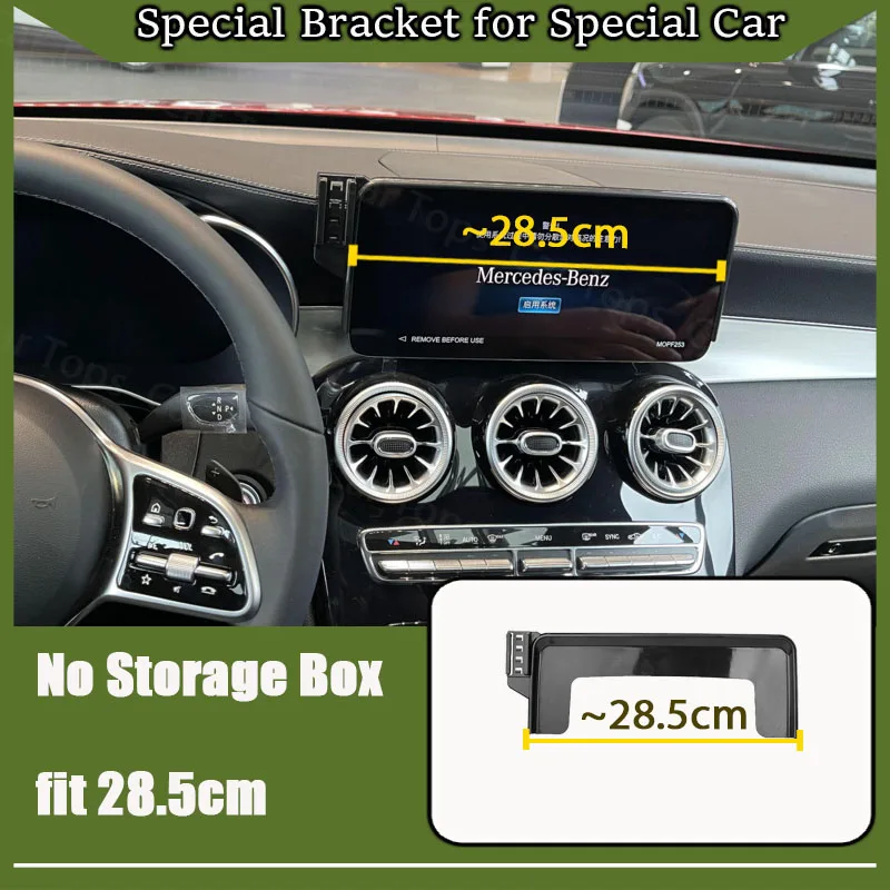 For Mercedes-Benz GLC ~ 300 AMG Screen Car Mobile Phone Holder GPS Bracket Gravity Mount Support Auto Stand Accessories