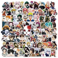 10/30/50/100PCS Mix Cartoon Anime Stickers Naruto Jujutsu Kaisen Attack On Titan Decals DIY Laptop Phone Car Sticker for Kid Toy 1