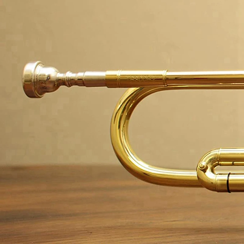 3 Pack Trumpet Mouthpiece Accessories Brass Trumpet Mouthpiece Set 3C 5C 7C For Beginners (Gold)