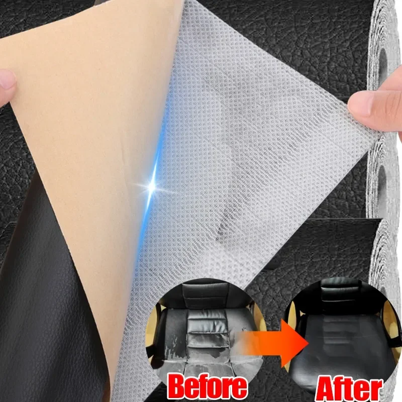Self Adhesive Leather Repair Patch Furniture Sofa Car Seats Tape Waterproof Chairs Bag Couch Sticker DIY Artificial Repair Patch