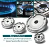 Cooker Hat Set Stove Lid Upgraded, Oven Gas Hob Burner Crown Flame Cap, Gas Burner Flame Cap Fits Most Gas Stove Burners 4