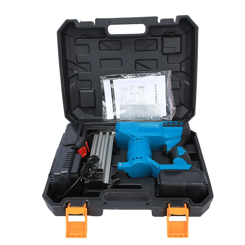 Rechargeable Wireless Nailer Dual-Use Woodworking Code Nail Grab Lithium Type Straight Nail Gun Electric Cordless Nail Gun