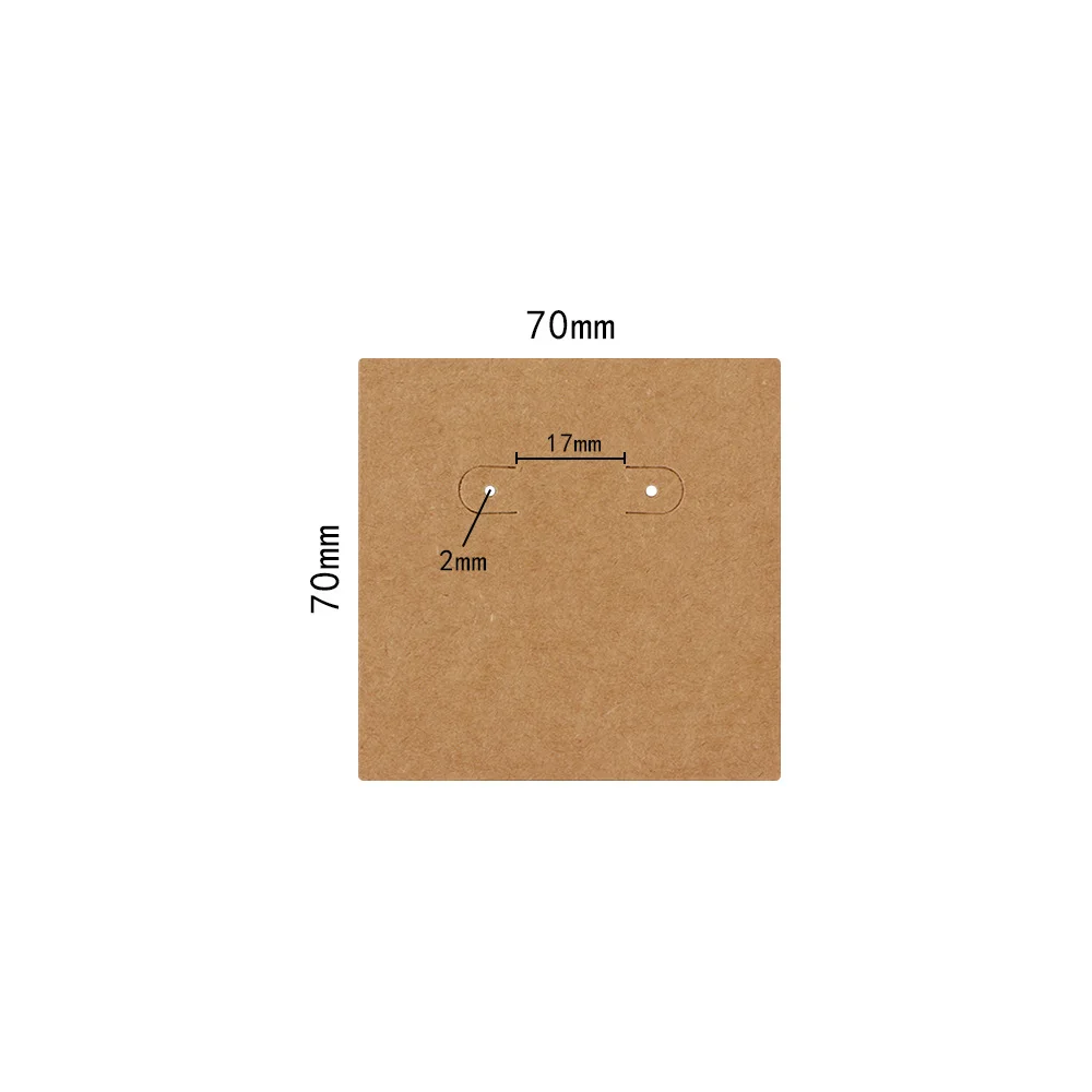 100 Stück Luxuriöse Anpassbare Schmuck-Papierkarten für Ring, Ohrringe, Anhänger, Modische Papierverpackung für Damen, Hochzeitsgeschenk, Präsent – Detail 2