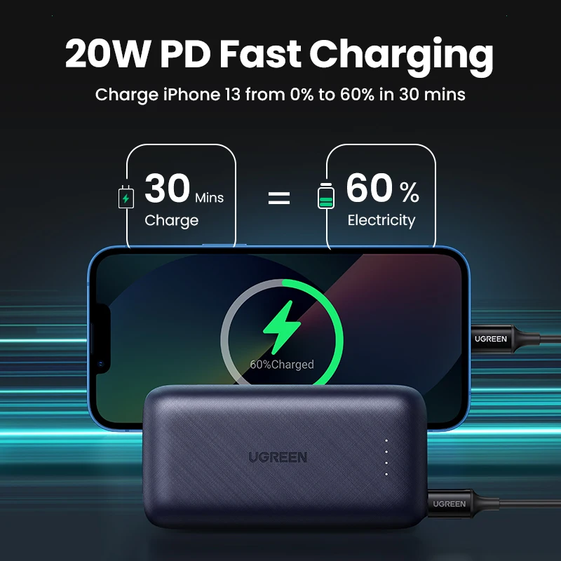 PAVPower PB172 20000mAh PD Pioneer 18W Portable Charger 3-Port Power Bank