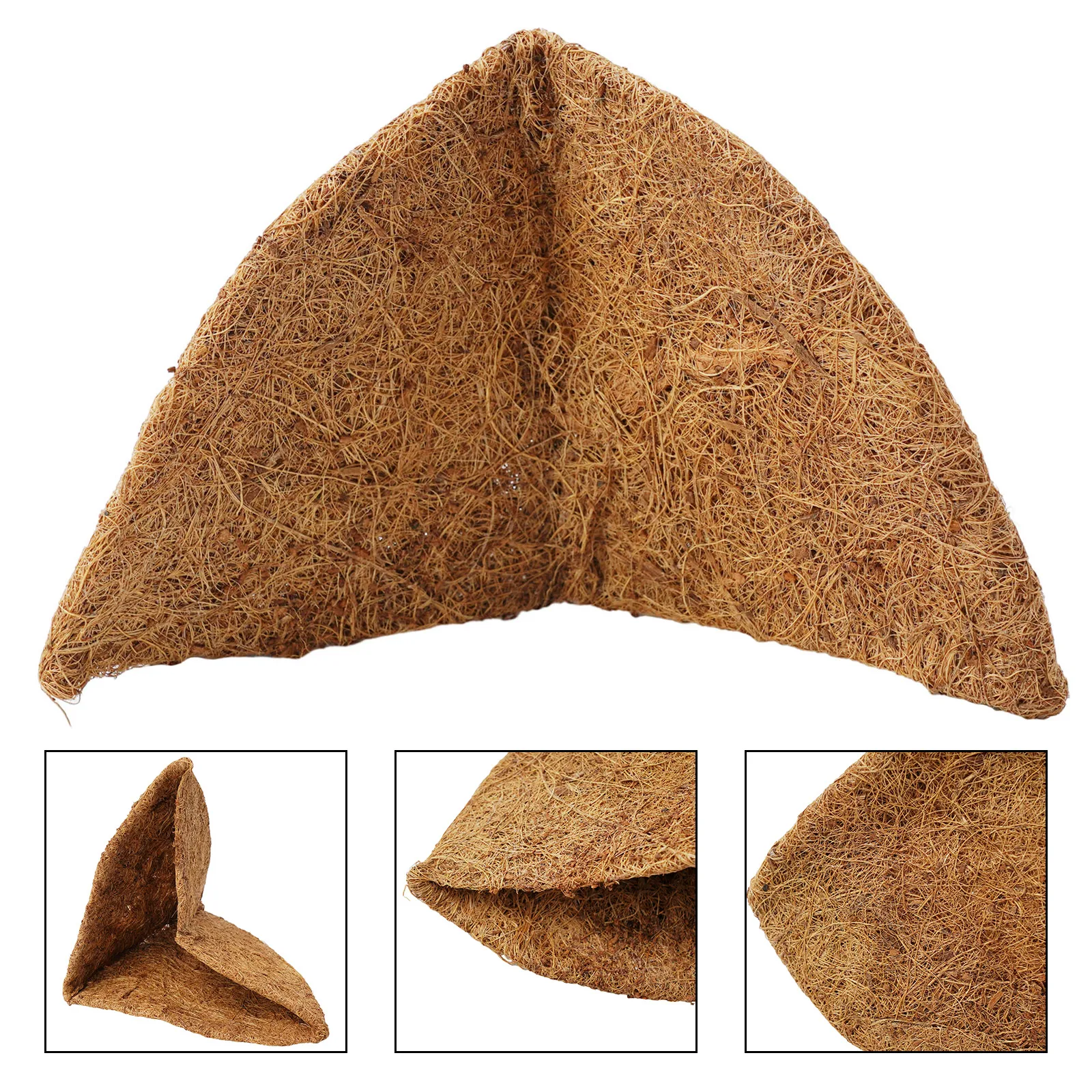 Round Hanging Basket Coconut Mat Coco Liner 1PCS for Home Gardening Wedding Decor