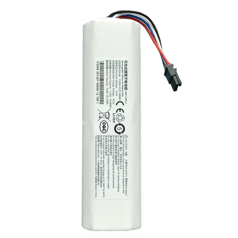 Für Dreame D9 F9 BOT L10/Pro/Plus/D10s/L10/ L10s/Z10 Pro, Xiaomi S50/S55,Xiaomi Mi S5/S6/S7/Q7 Max MaxV Ultra PureTRUEVER Finder Rls3 Roboterstaubsauger 14.4V 6500mAh Li-ion Ersatzakku