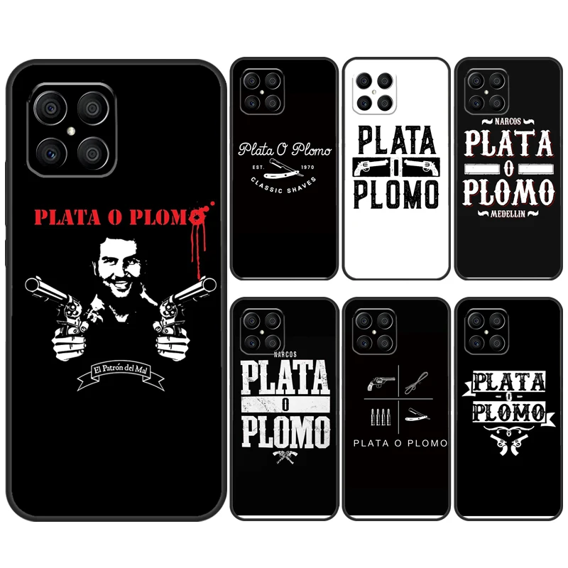 Plata O Plomo Narcos Pablo Escobar Per Honor Magic 6 Pro Magic 5 Lite 50 70 90 Lite X6 X7 X8 X9 X6A X7A X8A X9A X8B X9B Case