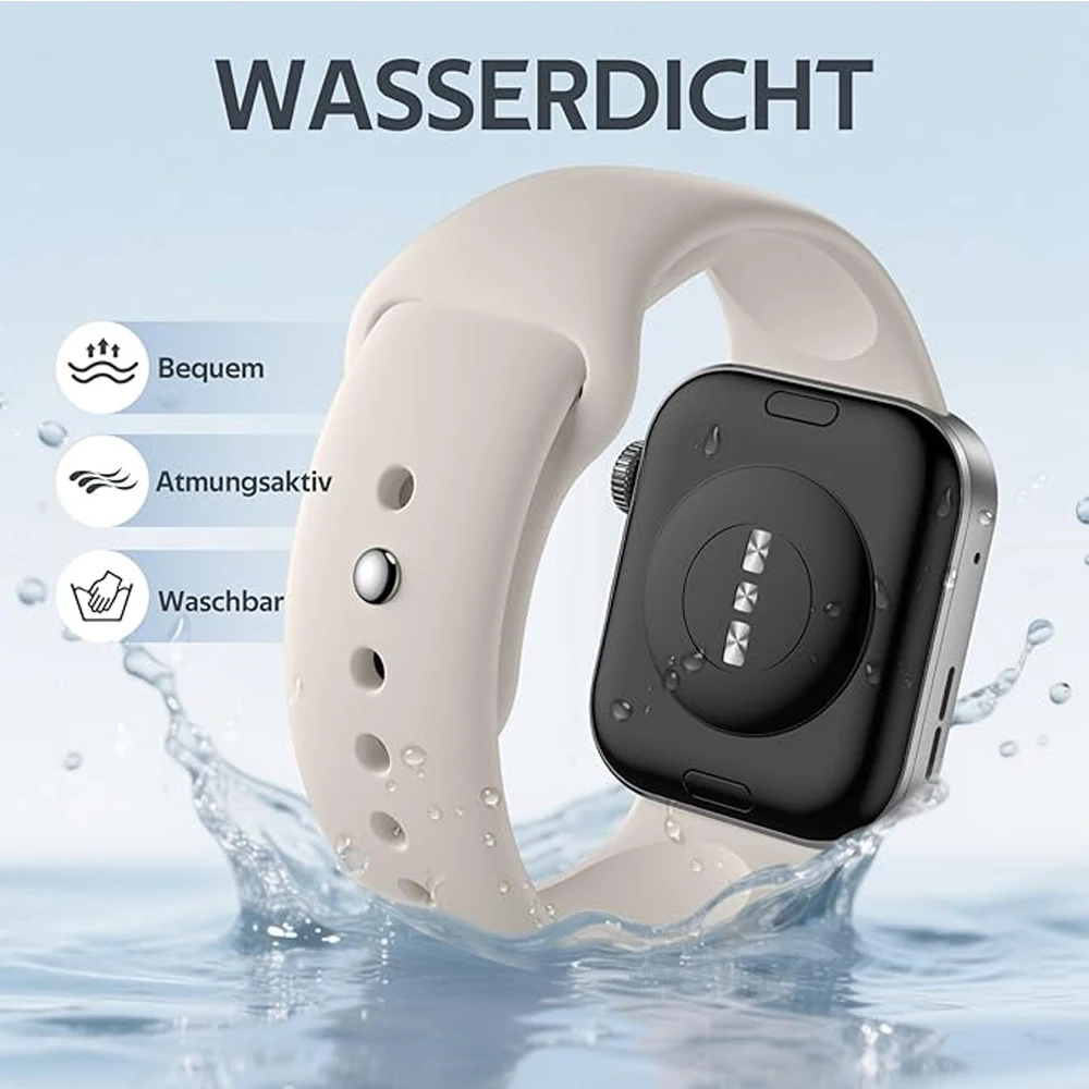 Sport Silicone Strap for Smartwatches - Durable & Comfortable Wristband Bracelet
