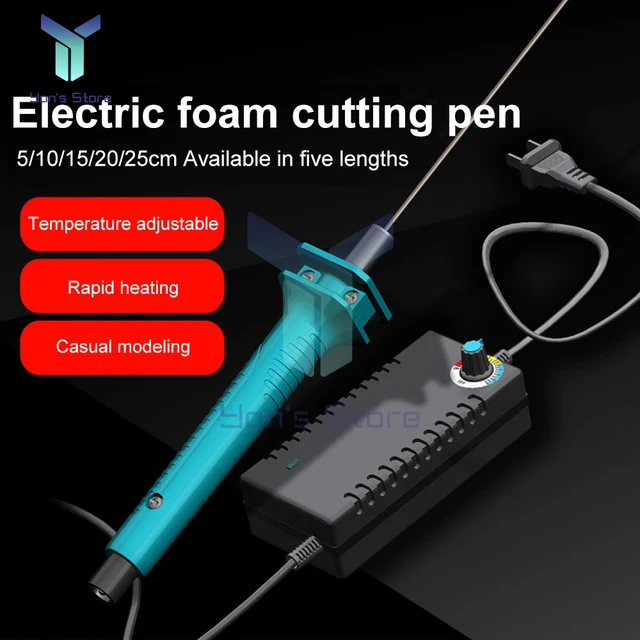 Styrofoam Cutter Hot Wire Cutting Machine, Electric Styrofoam Cutter Foam  Cutter Cutting Machine Pen Tools Kit to DIY