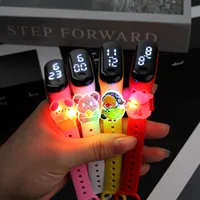 New Light Animal Children Watches For Girls Electronic Bracelet Sports Touch LED panda Doll Kids Watch Women Waterproof Clock 1