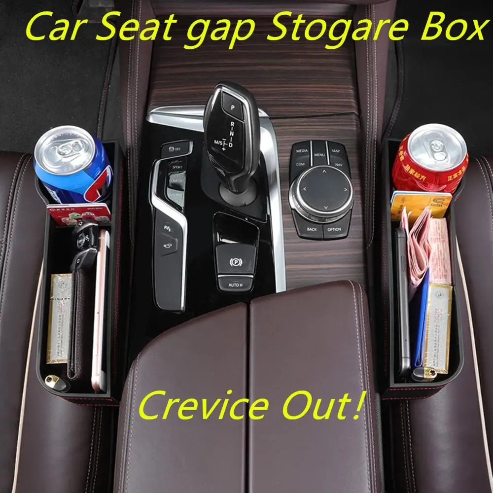 2021 Car-styling Car Seat Gap Storage Box Organizer For Mitsubishi  Asx/outlander/lancer Evolution/pajero/eclipse/grandis - Stowing Tidying -  AliExpress