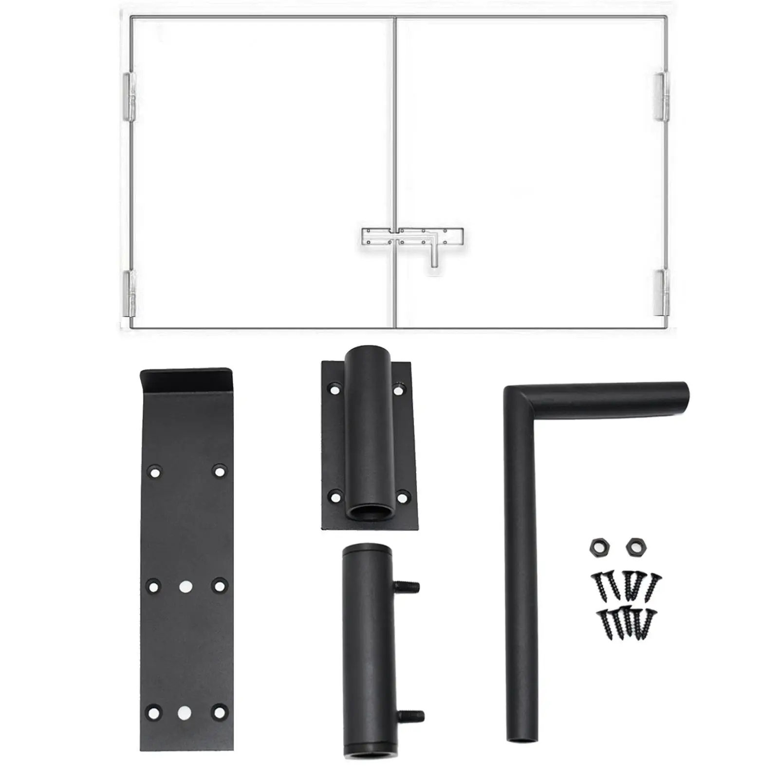 Barn Door Latch Lock Multipurpose Yard Simple Assembly Slide Latch Lock Bolt