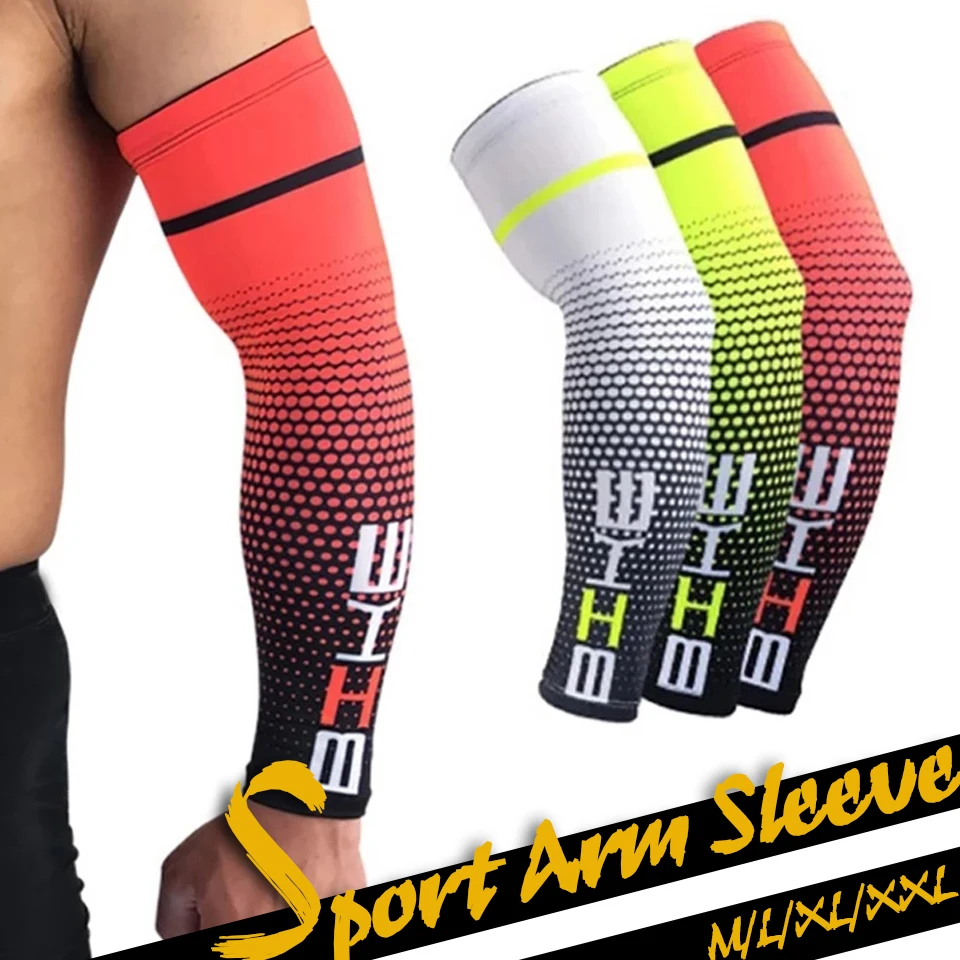 Sun Protection Arm Sleeves Arm Sleeves Cooling Arm Sleeves 1 Pair Cool Men Cycling Running Bicycle UV Sun Protection Cuff Cover