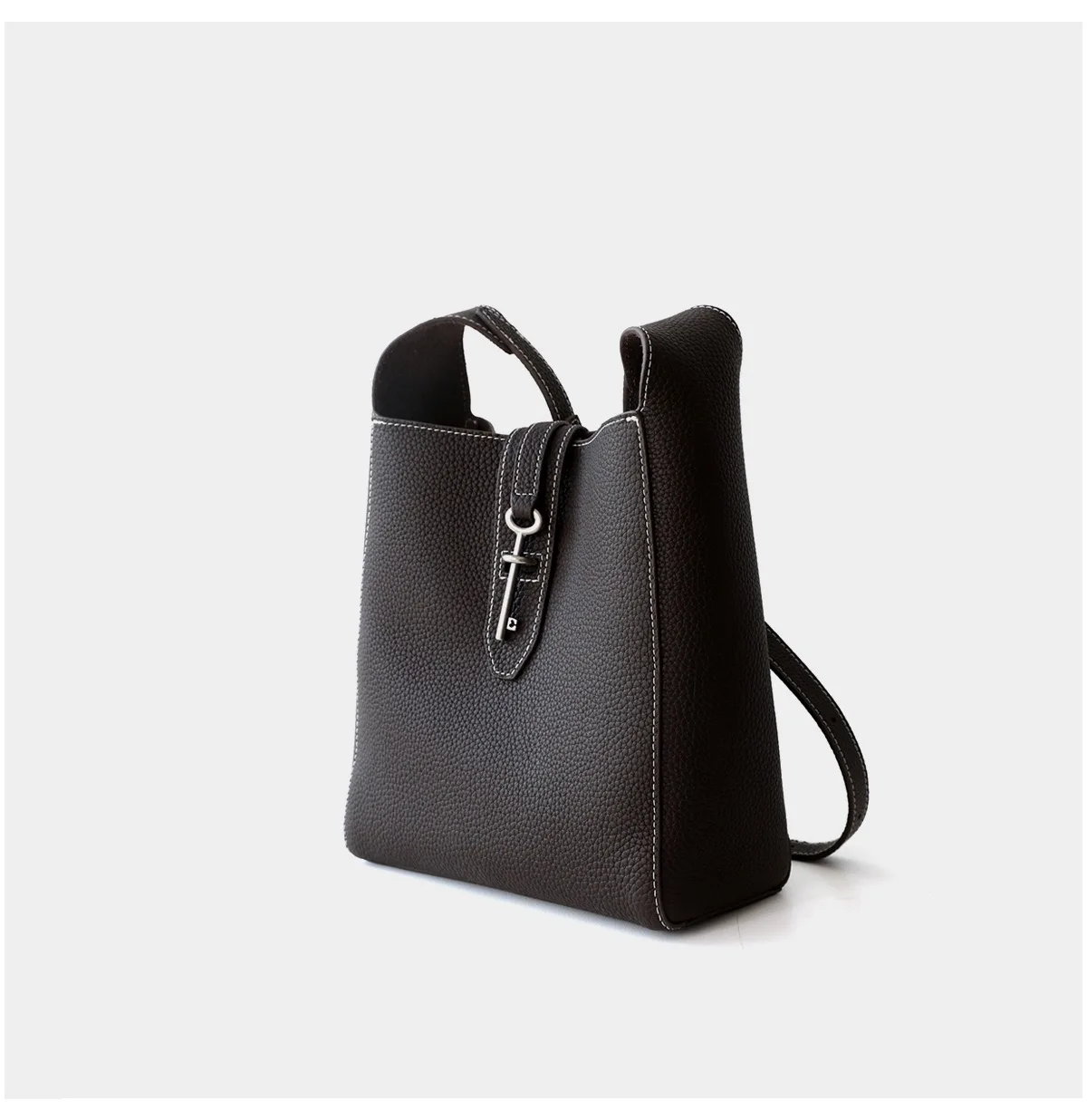 2025 nuova borsa hobo borsa tote in vera pelle borsa di grande capacità borsa pigra in pelle di vacchetta di primo strato - immagine 4