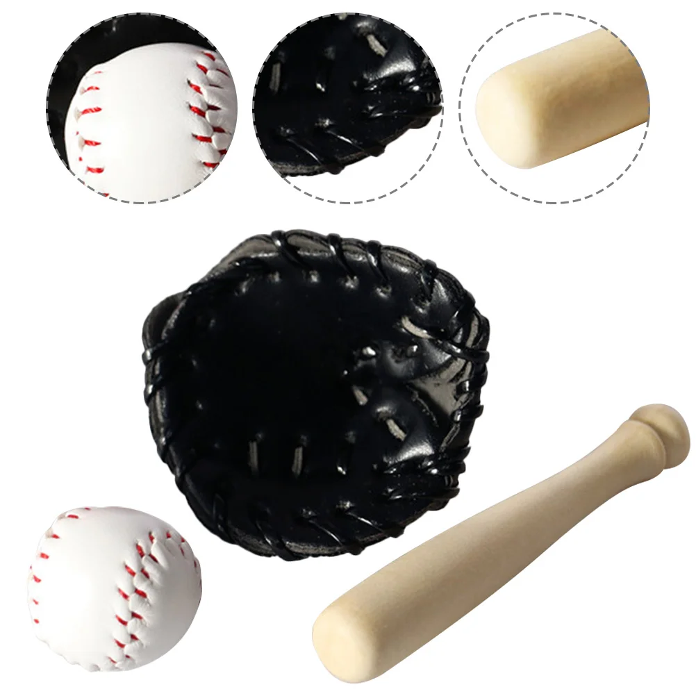 Miniature Playsets for Girls Baseball Model Children’s Mini Sports Balls Christmas Miniatures