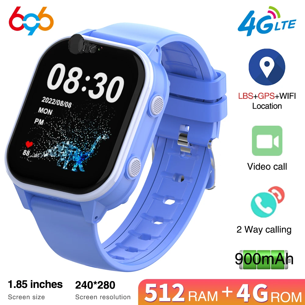 

Детские Смарт-часы 4G GPS WIFI позиционирование видео вызов SOS Водонепроницаемые Детские Смарт-часы камера монитор трекер местоположение телефон часы
