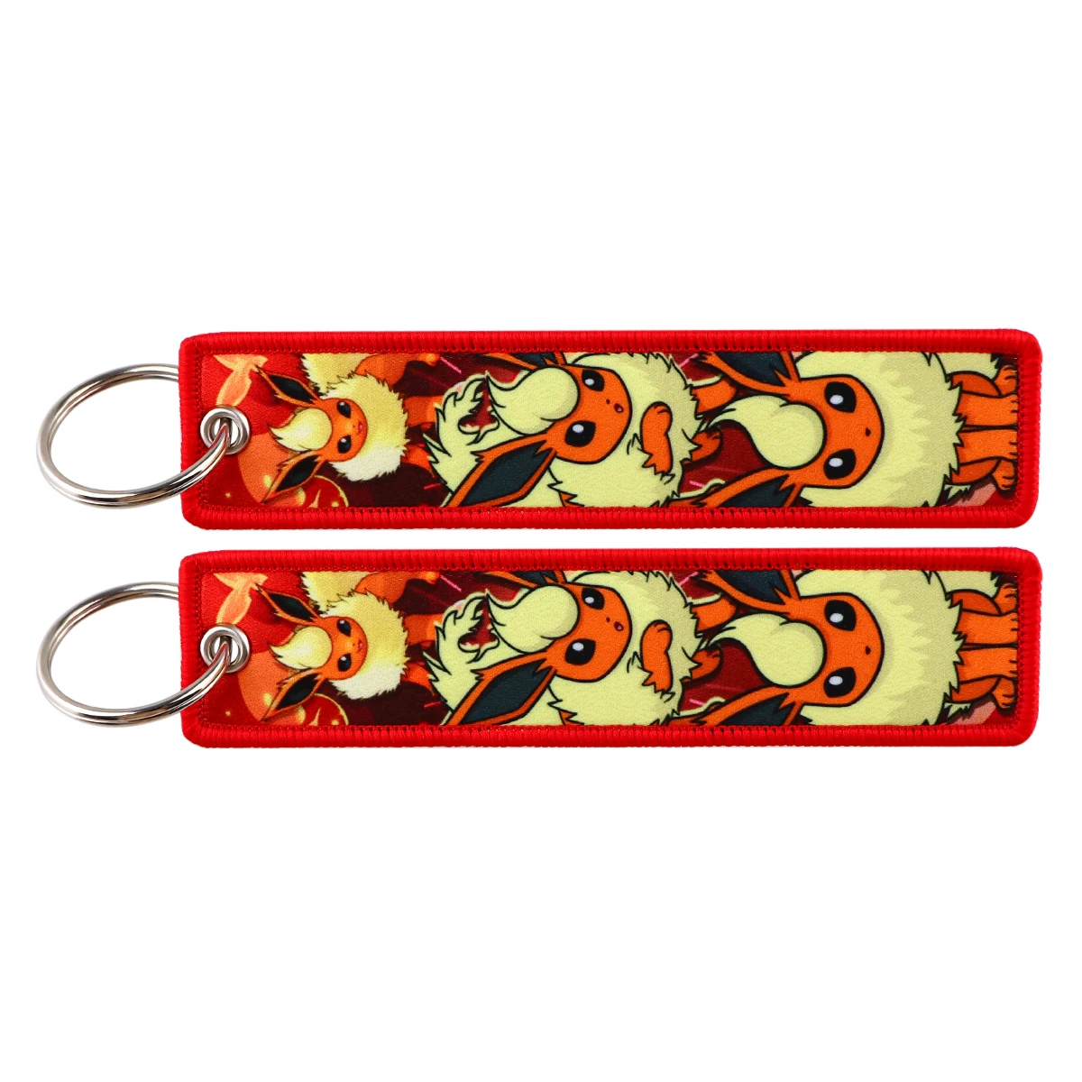 Charming Anime Cute Cartoon Embroidered Keychain | Stylish Key Holder & Accessory Gift