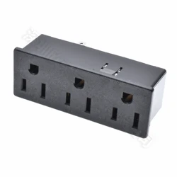 Premium All - Copper American Standard Power Socket with Porous Design - 1 PCS (SS - 6B - 3)