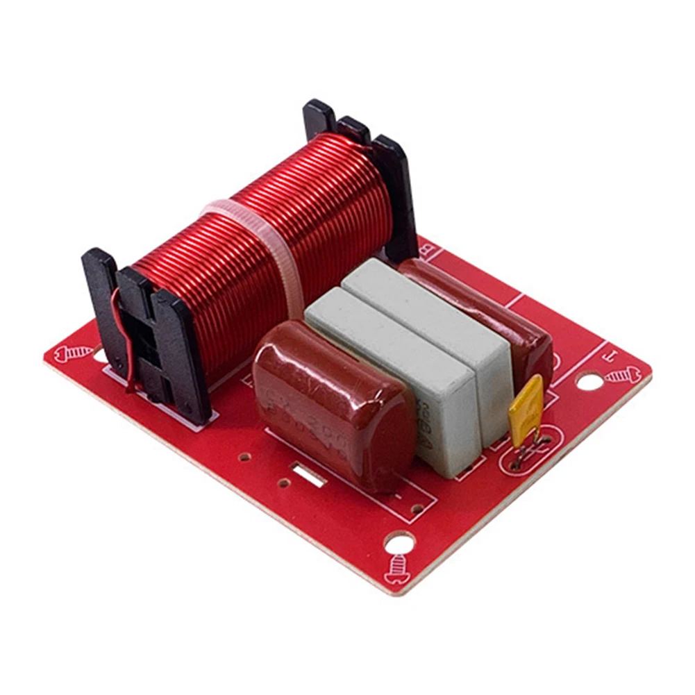 Audio Speaker Frequency Divider Full Range Treble Bass 80W 2 Way Crossover Audio Filters HiFi Speaker Dual Crossover