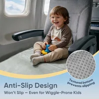 Lit d'avion pour tout-petits, rallonge de siège d'avion pour enfants, essentiels de voyage en avion, lit de voyage pliable pour tout-petits pour les longs trajets, nouveauté 5