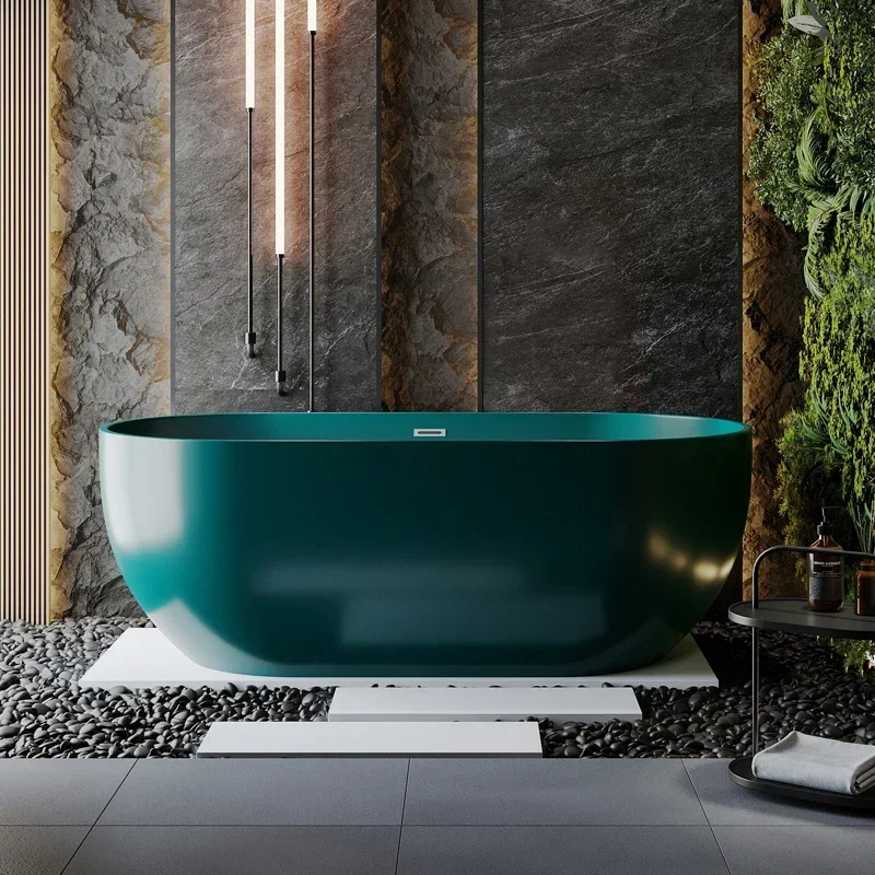 Color seamless acrylic bathtub home bed and breakfast small apartment independent children bath mobile