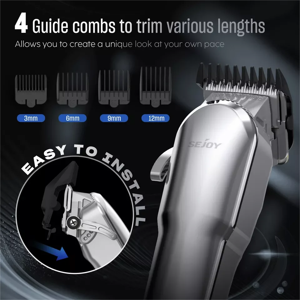 SEJOY Electric Hair Trimmer for men Professional Hair Clipper Man Hair cutting machine 4