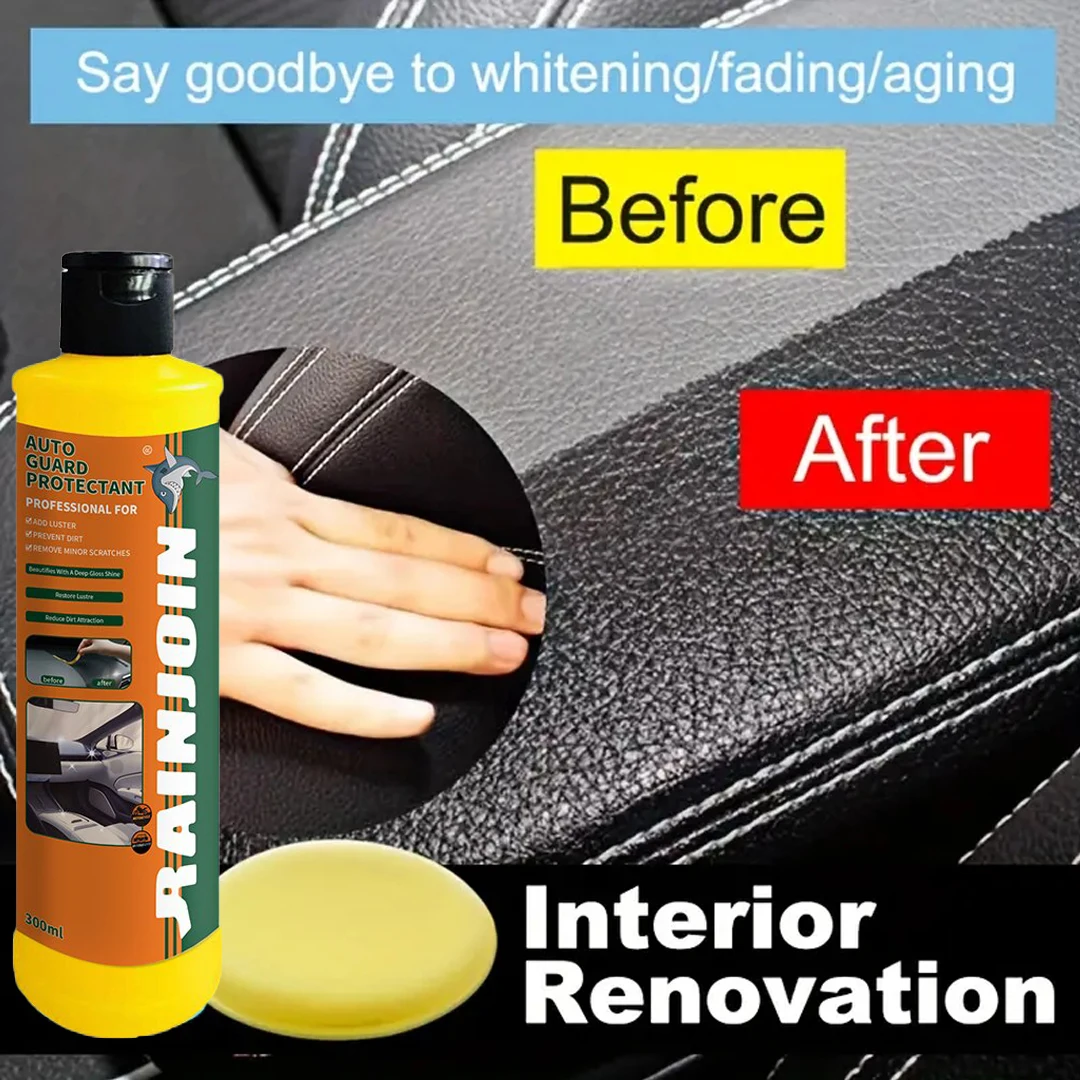 Car Leather Seat Maintenance Care Oil Multifunctional Cream Interior Polishing Stain Removal Refurbished Leather Sofa Cleaning 3