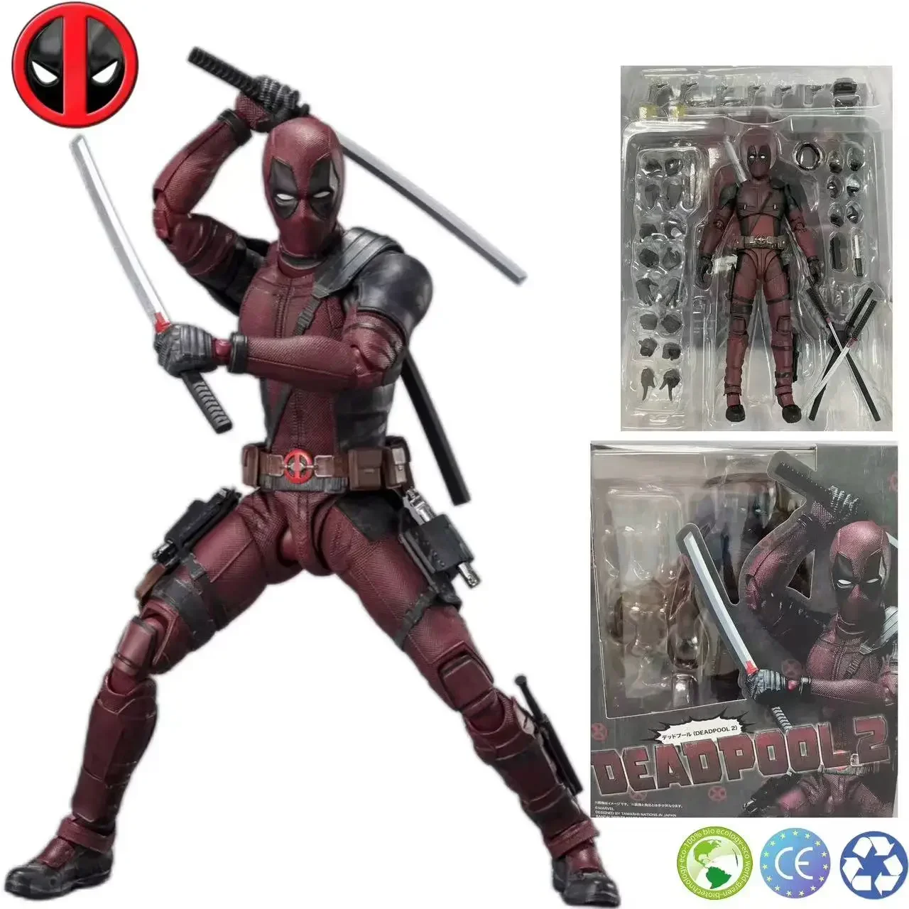 

Дэдпул 2 KO Ver SHF ПВХ экшн-фигурка Коллекционная модель игрушка кукла подарок