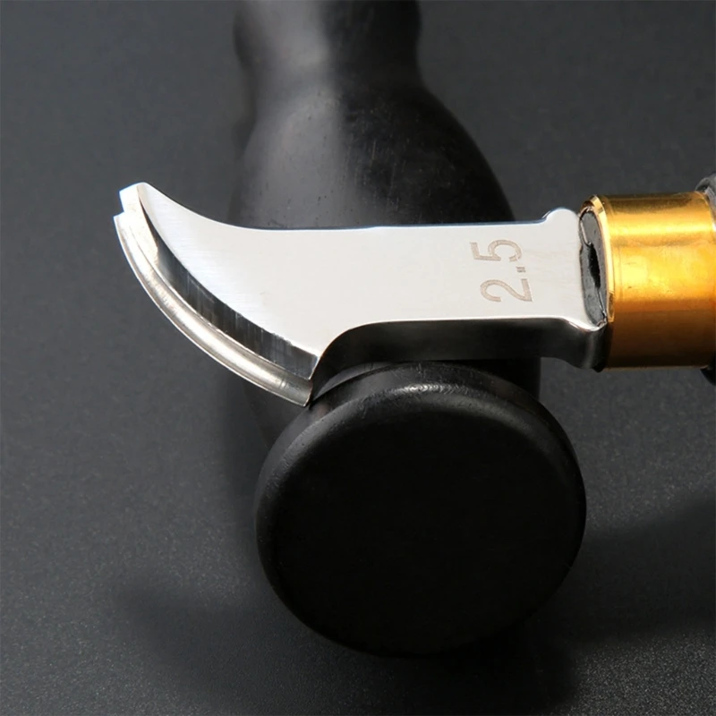 LeatherEdge 주름 도구 스테인레스 LeatherEdger Creaser Skiving 압착 도구 LeatherCrimping 도구 1/1.5/2/2.5mm F1CC