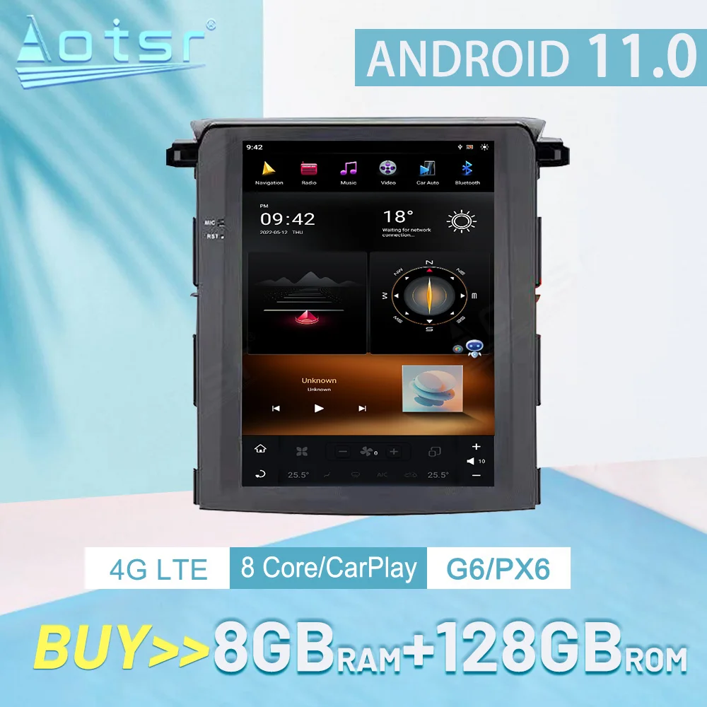 

8+128GB For Subaru Forester XV 2018-2021 Car Radio Android 11 G6 PX6 Multimedia Player Stereo Receiver GPS Navigation Head Unit