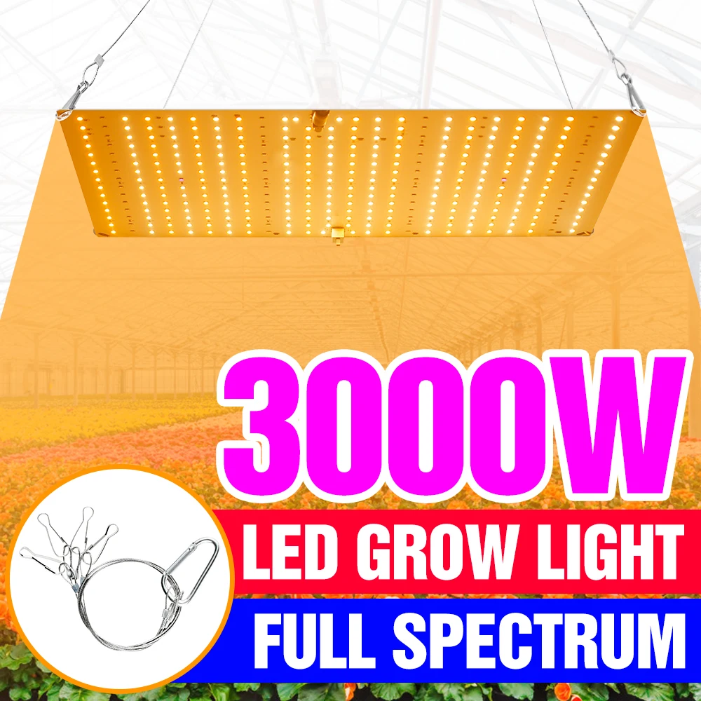 Led Full Spectrum Plant Led Quantum Board Grow Light Phyto Lamp 2835 Lampadina Idroponica 2000W 3000W Led Indoor Planting Light 2835