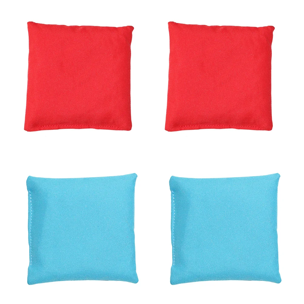 

4 Pcs Children's Bean Bags Sandbag Toy for Kids Small Interactive outside Toys Family Game Adzuki Toss