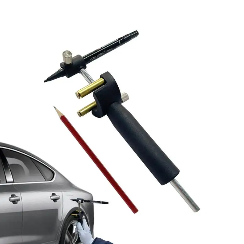 Car Wheel Eyebrow Mark Wheel Marking Gauge Kit Adjustable Wheel Eyebrow