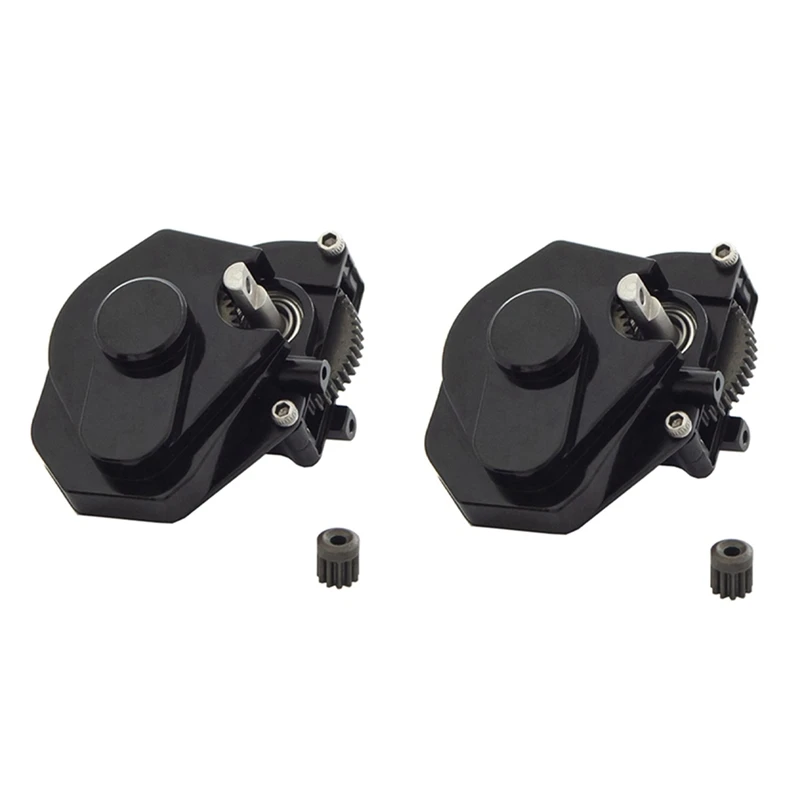 

2X металлическая коробка передач для Axial SCX24 1/24 RC Crawler Car Upgrade Parts,3