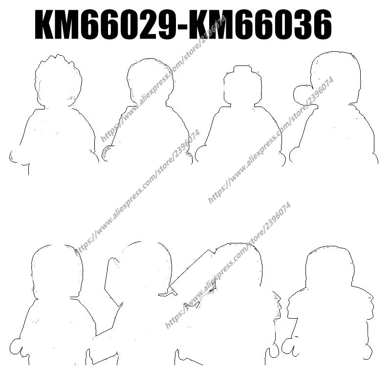 

1PCS Action Figures Building Blocks toys Series KM66029-66036 KM66030 KM66031 KM66032 KM66033 KM66034 KM66035 KM66036