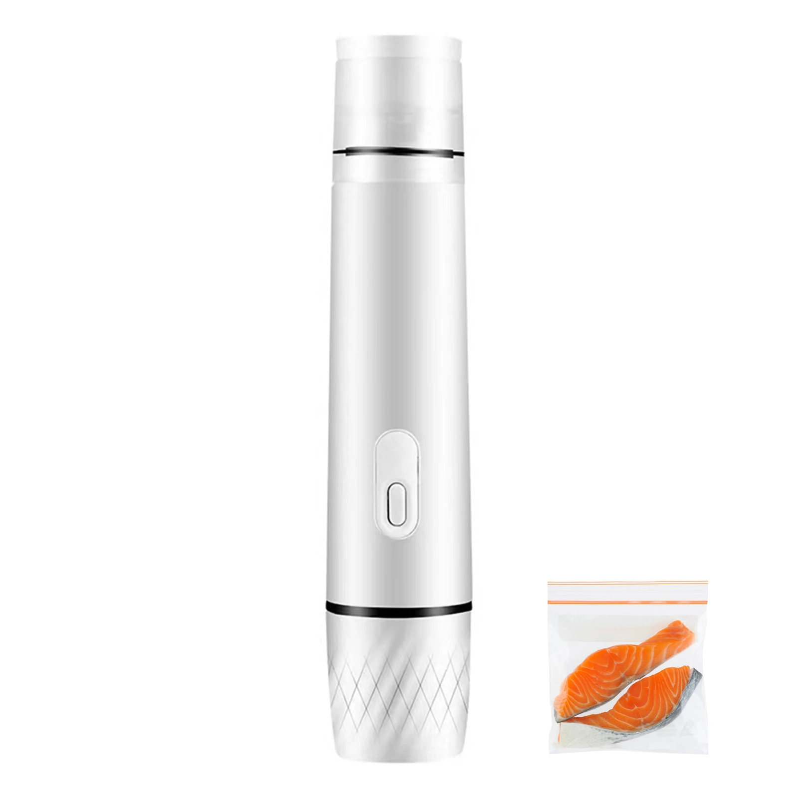 

Electric Automatic Vacuum Sealer Handheld Food Bag Sealed Wand Wet & Dry Use Seafood Seal Packing Tool Travel Kitchen Gadgets