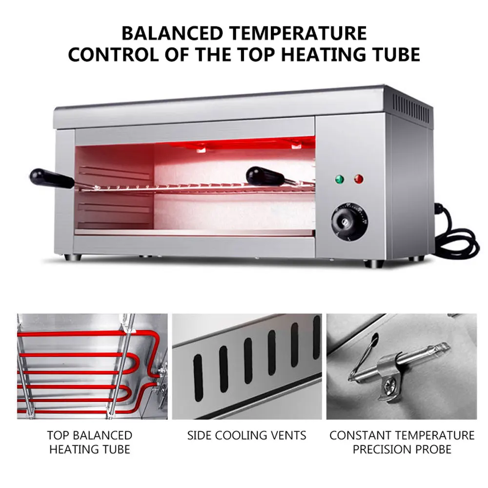 Commercial Desktop Electric Noodle Stove Grilled Fish Stove Barbecue BBQ Electric Noodle
