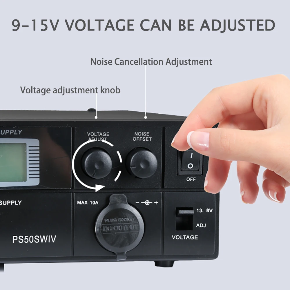 13.8V 30A Qje PS30sw Alimentation à découpage pour radio de voiture