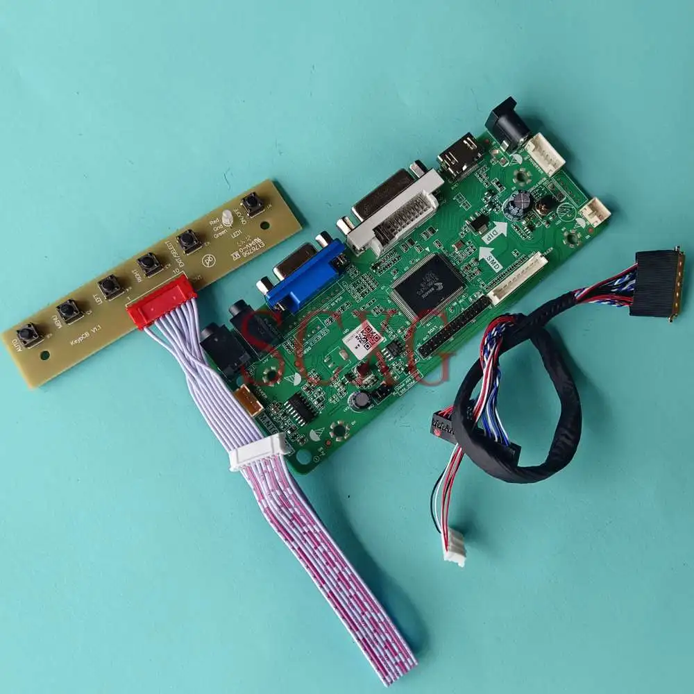 Kit For B173rw01 V2 Lcd Screen Controller Drive Board Dvi Vga Hdmi