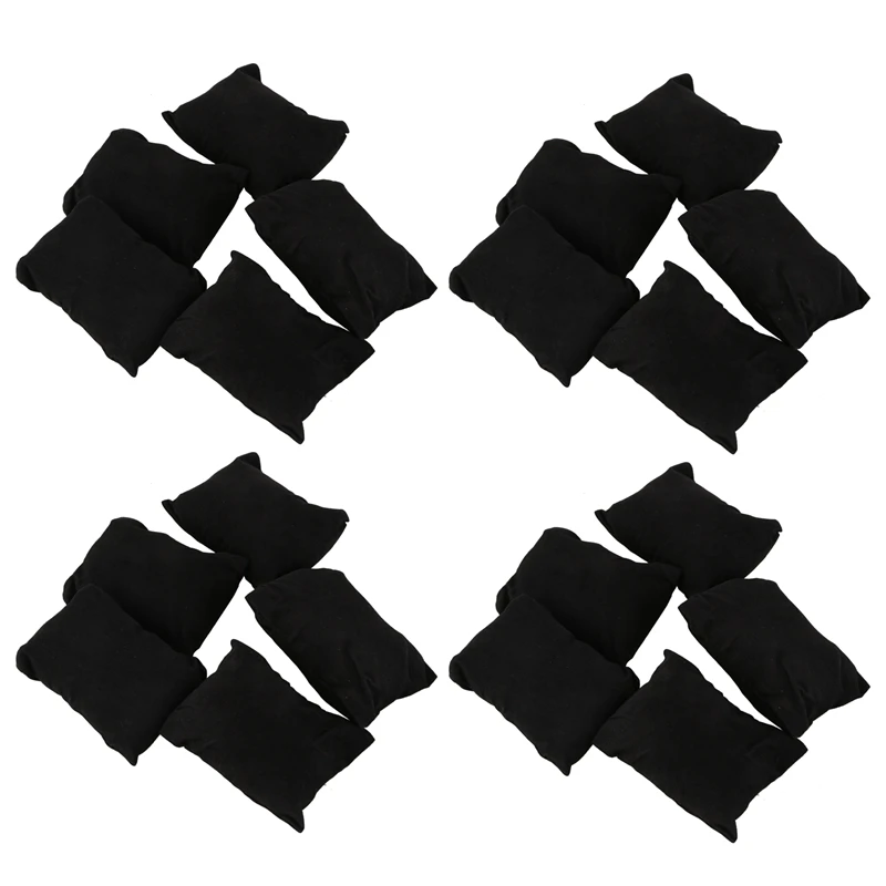 

20 x Velvet Bracelet Watch Jewelry Display Pillow Black