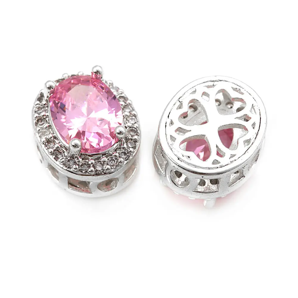 Cuentas de Espaciador Ovaladas de Brasso Dorado 18K Accesorios de Joyería DIY de Alta Calidad - details 5