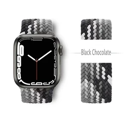 Elastic Solo Loop Strap for S (Black chocolate)