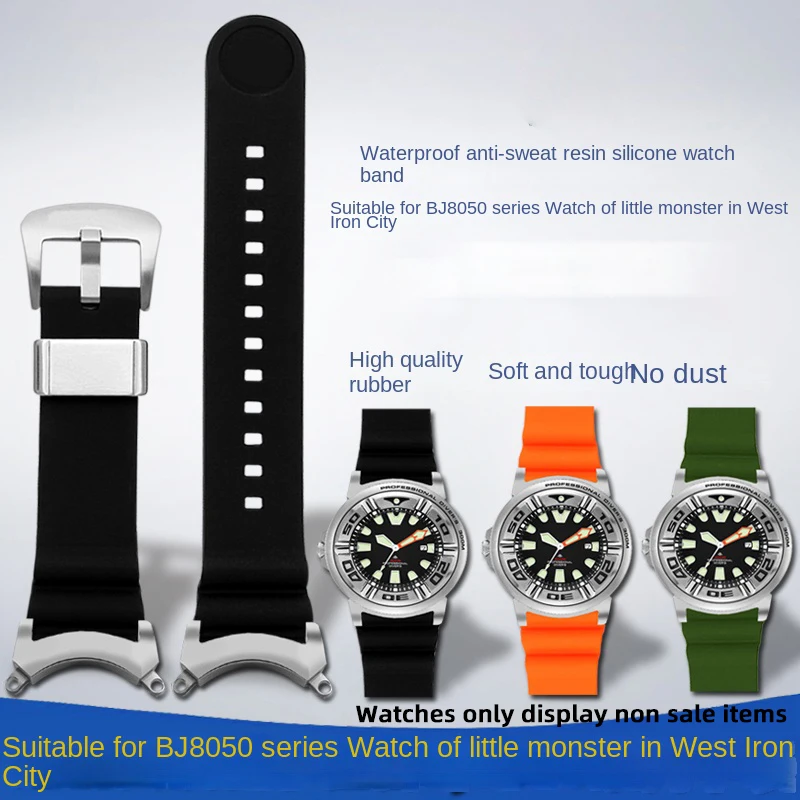 Per Citizen Bj8050-08E Modifica Personalizzazione Dell'Orecchio Piccolo Mostro Cinturino Per Orologio Da Uomo Accessori In Acciaio Di Precisione In Si