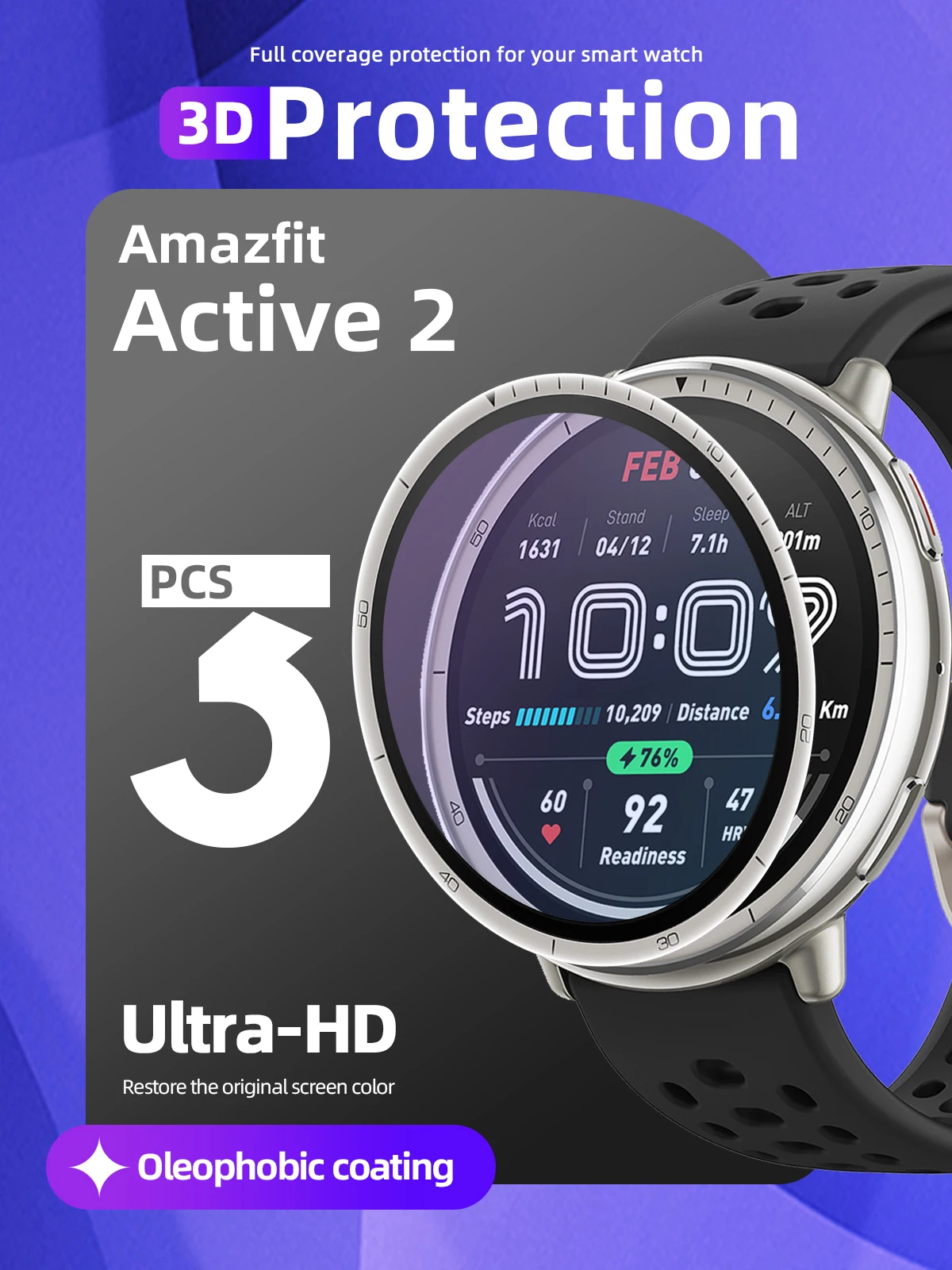Premium 3D Protection Film - Full Coverage HD Clarity, Anti-Scratch, Bubble-Free