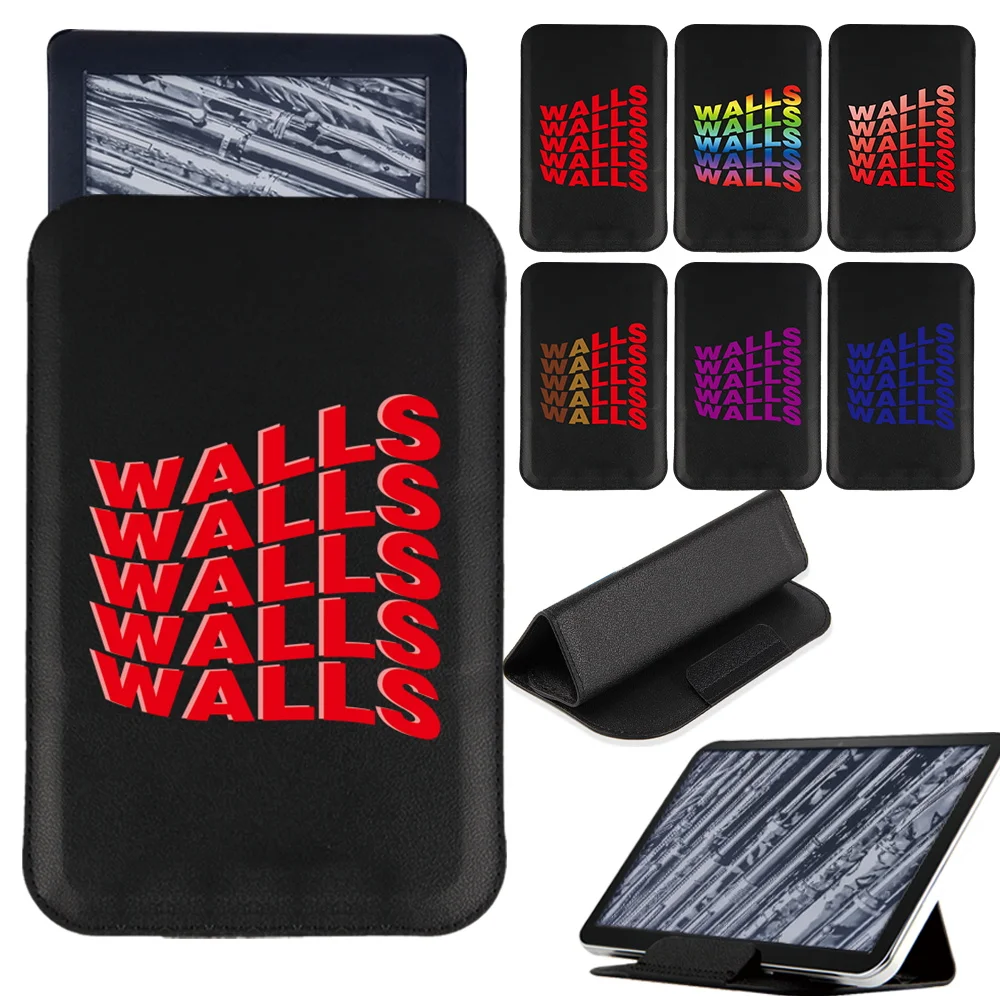 Borsa Porta Tablet In Pelle Per Kindle Paperwhite 5/Paperwhite 4/Kindle 10Th/Kindle 8Th/Paperwhite 1 2 3 Walls Print Magnet Pack